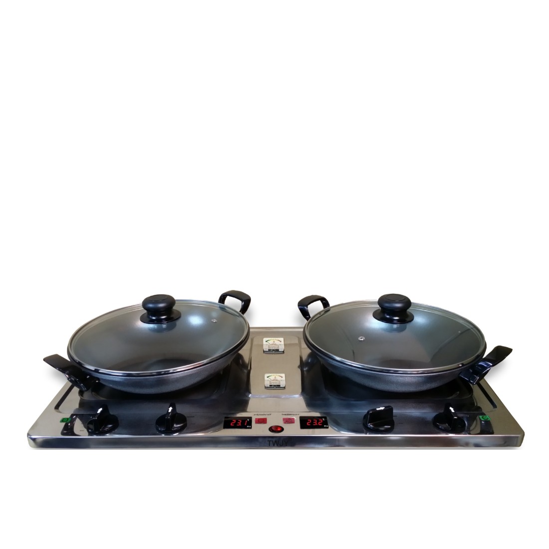 QUICK DOUBLE-BURNER ELECTRIC WOK